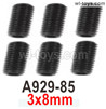 Wltoys 104001 Machine screws. The size is3x8mm. A929-85